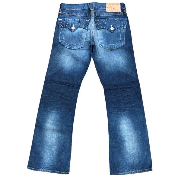 True Religion Jeans Size 33 BILLY BIG T Blue - Picture 5 of 9